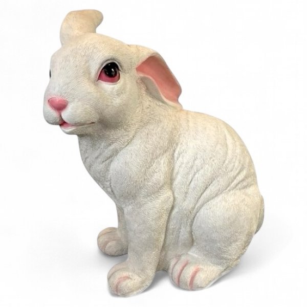 Hase groß, sitzend, weiß *SELBSTABHOLUNG*